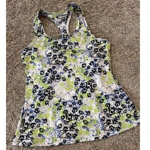 Eleven by Venus Williams Floral Tank Top Racerback Athletic Sleeveless‎ Top